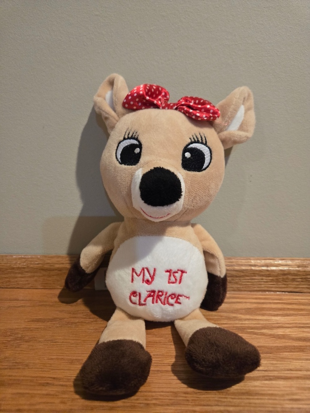 3/$20 Rudolph The Red Nosed Reindeer My First Clarice Plush